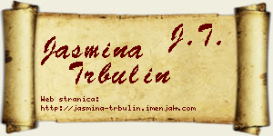 Jasmina Trbulin vizit kartica